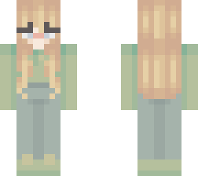 green outfit