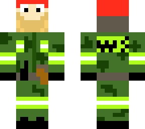 polski strazak wojskowy/polish military firefighter