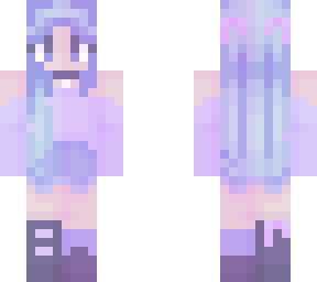 purple e girl