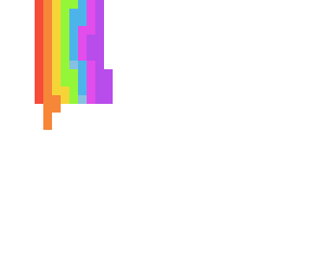 rainbow drip