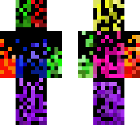 rainbow flames