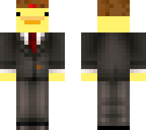 russian duck with a tuxedo