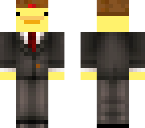 russian duck with a tuxedo