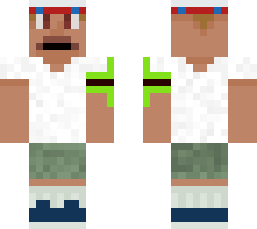 the guy with a sweatband (fixed eyes)