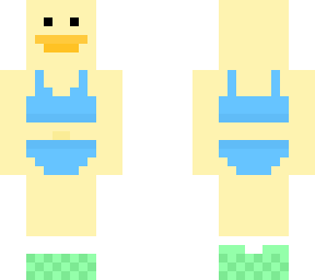 bikini w/ crocs duck