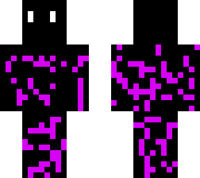 black and purple spooky man