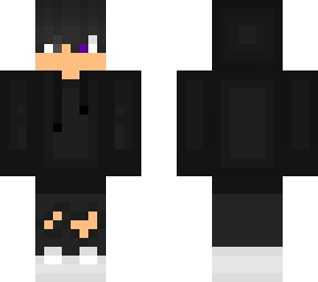 black hoodie