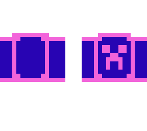 blue and pink creeper ob