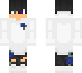 blue and white hoddie
