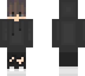 boy with hoodie long hair