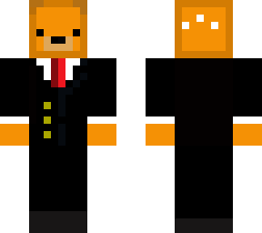 cake bear in a suit