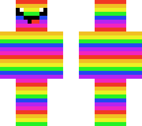 cute rainbow skin