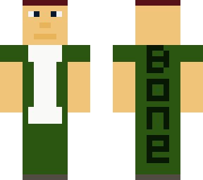 gangster age 1 bones shirt (green)