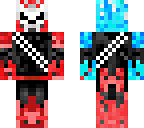 ghost rider red and blue