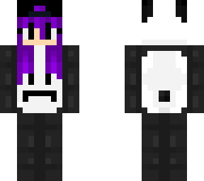 girl purple panda
