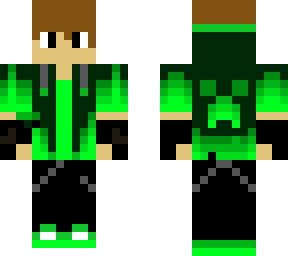 green gamer boy
