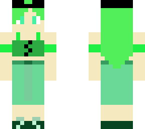 green girl