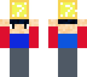 guy holding lucky block