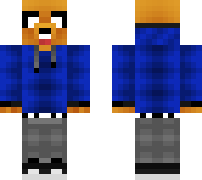 jake the dog blue hoodie (edited)