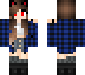 plaid cat girl