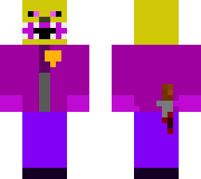 purple guy with mask