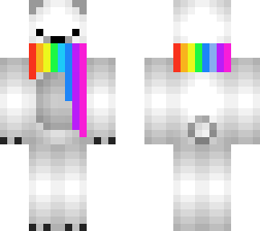 rainbow polar bear edit