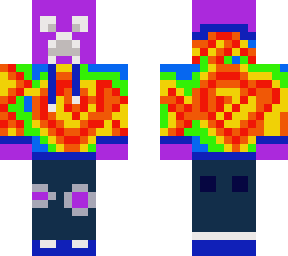 rainbow tie die hoodie