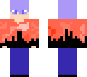 random skin? buildings w clouds on sweater