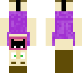 upside down girl