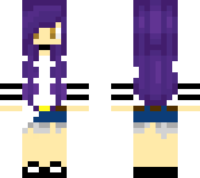 wolf with purple hair
