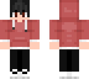 -red hoodie-