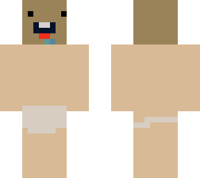 baby trys minecraft
