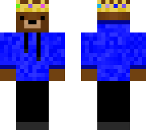 bear w blue hoodie