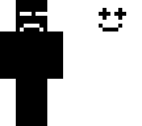 black and white