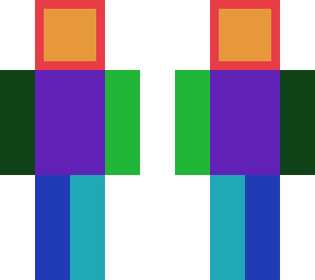 blocky colorful dude