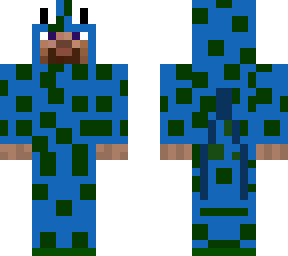 blue + green little lizard !!!original!!!