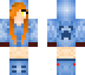 blue creeper girl
