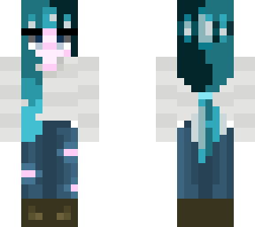 blue school girl