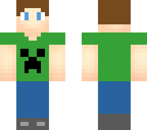 casual boy in creeper shirt