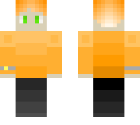 casual orange boy