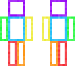 colorful outlined (white)