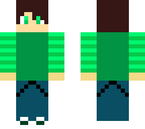 cute green nerd boy