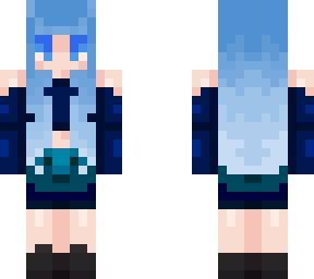 fancy blue skin