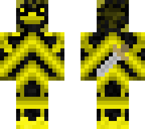 gold and black duck