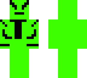 grner skin mit schicken formen