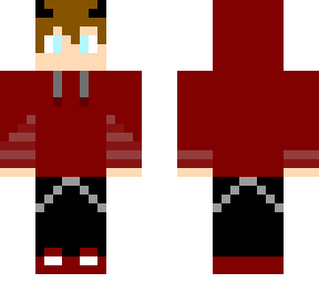 maroon demon boy