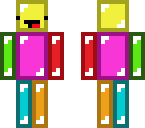 multi color neon skeppy