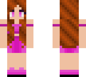 pink dress girl