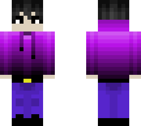 purple hoodie male