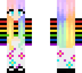 rainbow girl